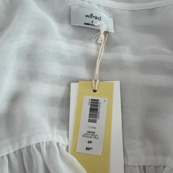 Aritzia Chiffon Ruffle Tank NWT - Picture 2 of 2